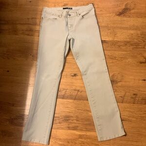 Mens KREW khaki jeans size 34